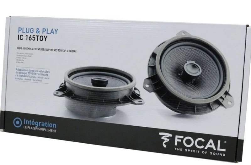 Focal IC165TOY Altoparlanti Coassiali a 2 vie da 165mm (6,5'') 120W per Toyota COPPIA
