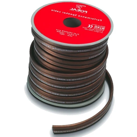 Focal PS25 Cavo "Flat" per altoparlanti 12mt x 2,5 mm HIGH END