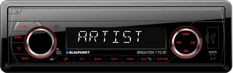 Blaupunkt Brighton 170 BLK125 autoradio 1 DIN Bluetooth