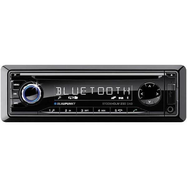 Blaupunkt Stockholm 230 BLK115 autoradio DAB + BT 1 Din