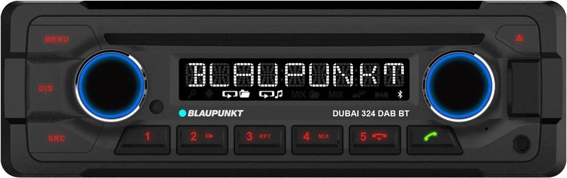 Blaupunkt Dubai 324 autoradio 1 DIN con DAB+ Bluetooth lettore CD - USB - SDHC