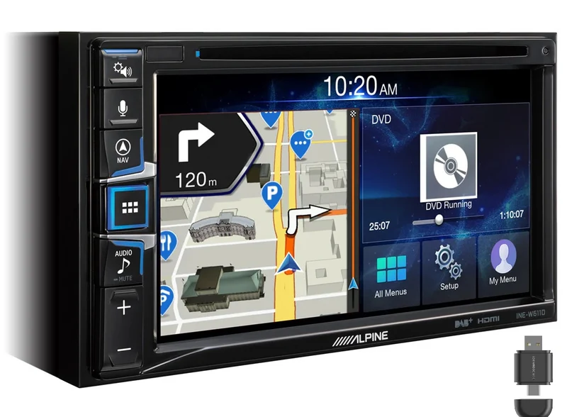 Alpine INE-W611D autoradio 2 din con GPS, DAB+, Apple Car Play, Android Auto WIRELESS