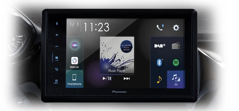 Pioneer SPH-EVO82DAB-208 autoradio1 DIN 8" per Peugeot 208 e 2008 dal 2012