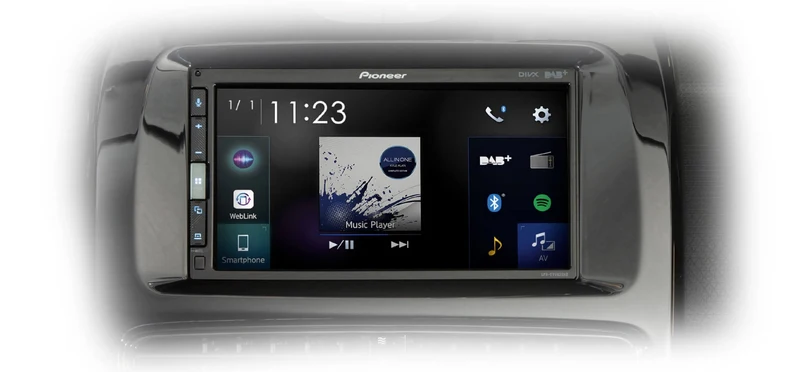 Pioneer SPH-EVO62DAB-CLIO autoradio 1 DIN 6,8" Renault Clio IV dal 2012