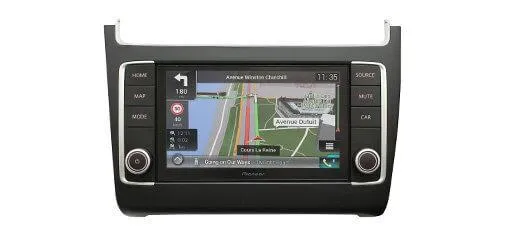 Pioneer AVIC-EVO1-PL2-VAL autoradio per Volkswagen Polo 6C finitura Satin Black