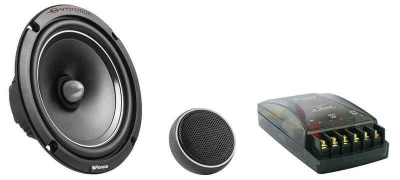 Phonocar 02687 Kit altoparlanti a 2 vie 140W Woofer 165mm(6,5'')+ Tweeter + Crossover