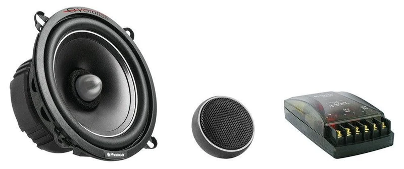 Phonocar 02684 Kit altoparlanti a 2 vie 100W Woofer 130mm(5'') + Tweeter + Crossover