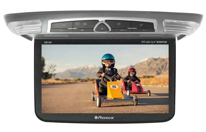 Phonocar VM190 monitor da tetto 12.5" con lettore DVD USB SD PLAYER