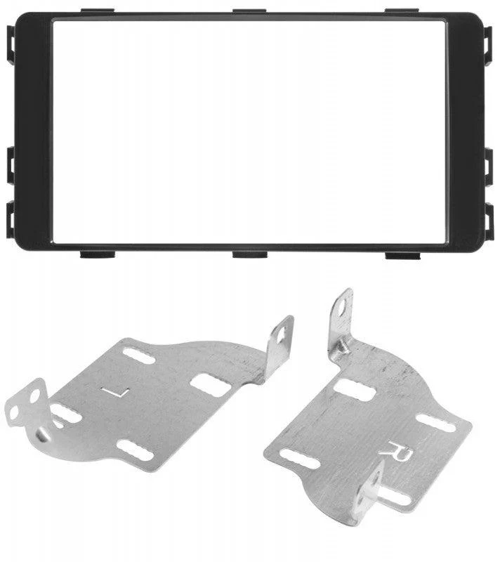 Phonocar 03713 Mascherina 2 Din per Fiat Full-Back - Mistubishi L200 15- colore nero