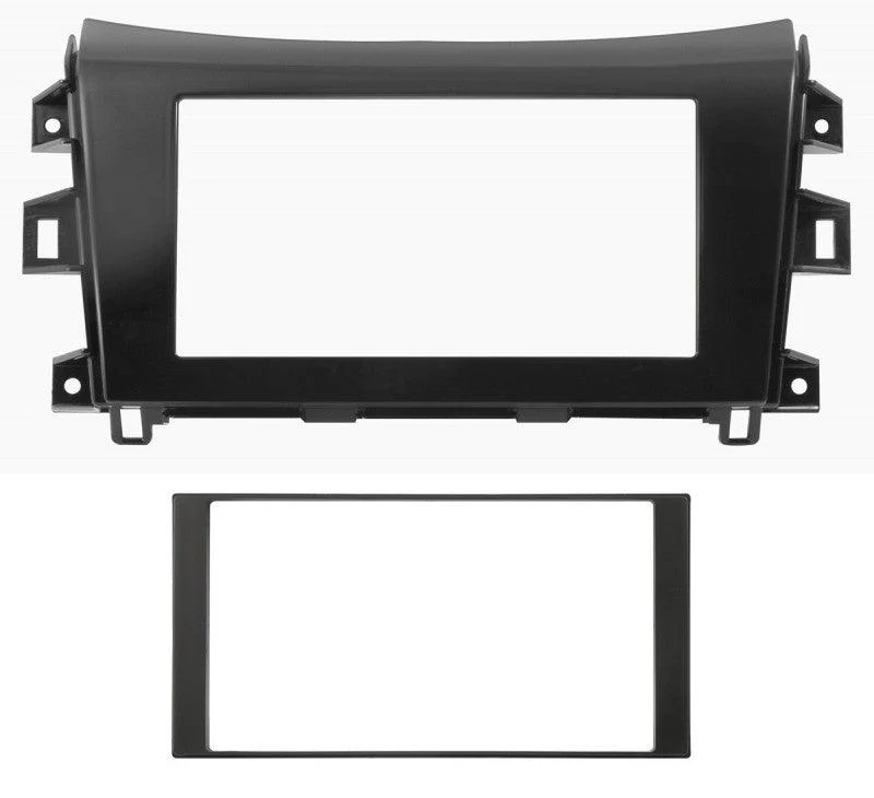Phonocar 03714 Mascherina 2 Din per Nissan Navarra 15- colore nero