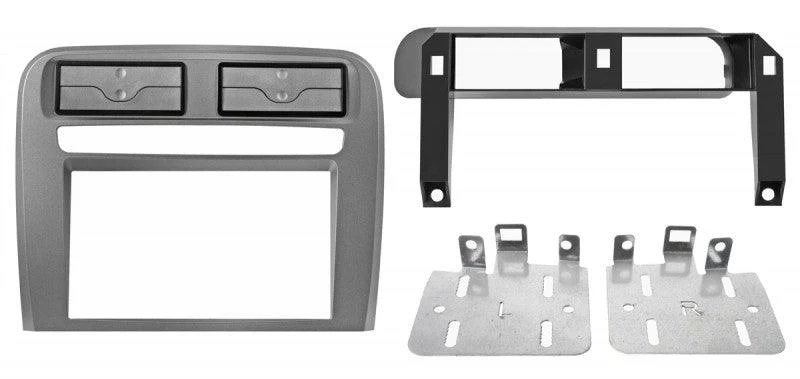 Phonocar 03718 Mascherina 2 Din per Fiat Punto 04-12 colore grigio