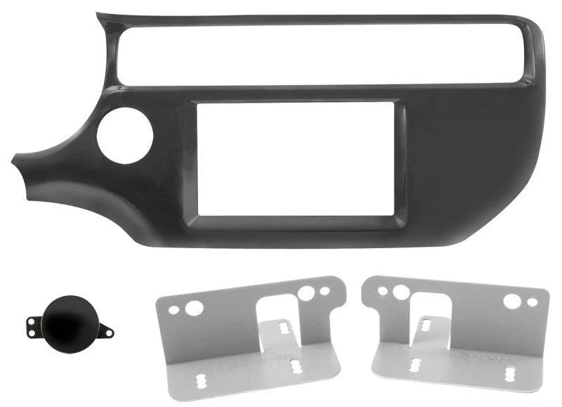 Phonocar 03725 Mascherina 2 Din per Kia Rio 15-17 colore nero