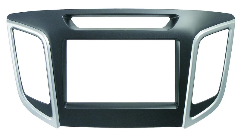 Phonocar 03744 Mascherina 2 Din per Hyundai ix25 14- Creta 14- colore nero/grigio
