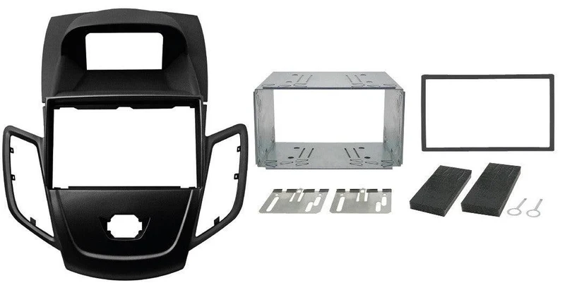 Phonocar 03746 Mascherina 2 Din per Ford Fiesta 08- colore nero lucido