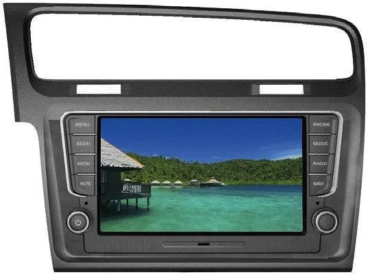 Phonocar 03052 Mascherina 2 DIN per Golf VII specifica per VM109 e VM110 colore nero