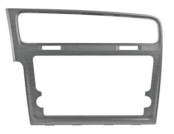 Phonocar 03058 Mascherina 2 DIN per Golf VII colore grigio satinato