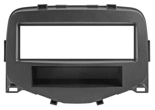 Phonocar 03203 Mascherina 1 DIN per Citroen C1 14- Peugeot 108 14- Toyota Aygo 14- colore nero opaco