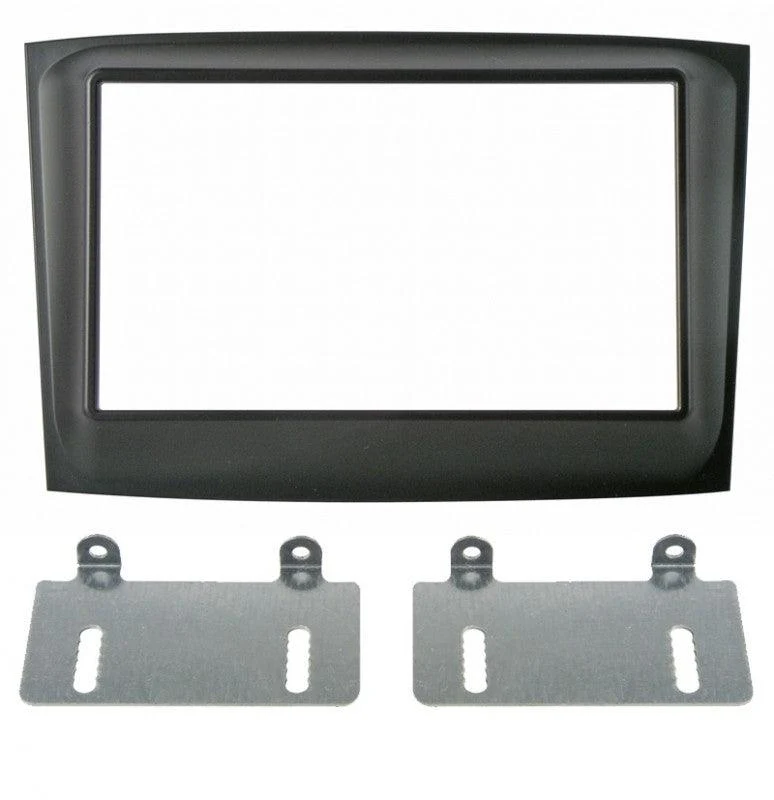 Phonocar 03702 Mascherina 2 Din per Fiat Dobl 15- Opel Combo 15- colore nero