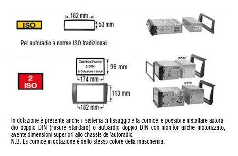 Phonocar 03571 Mascherina autoradio 1/2 DIN per Mini 07-11 colore nero