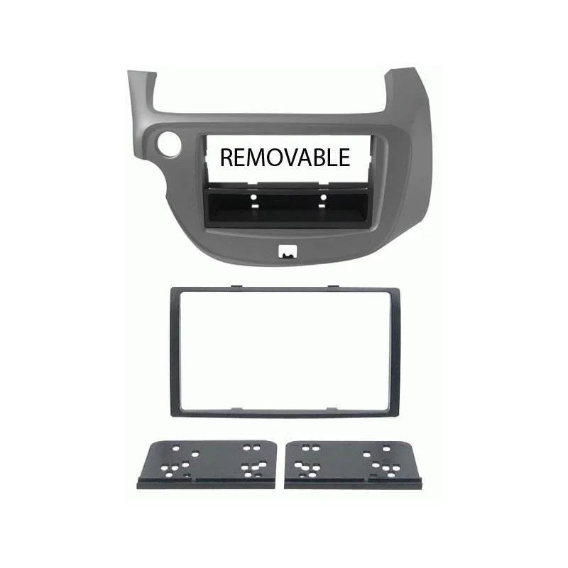 Phonocar 03549 Kit fissaggio per autoradio 1/2 DIN Honda Jazz 08-16 colore grigio
