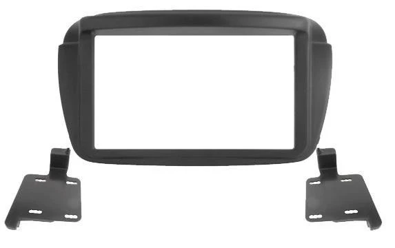 Phonocar 03674 Mascherina 2 Din per Opel Combo 12-15 Fiat Doblo 10-15 colore nero