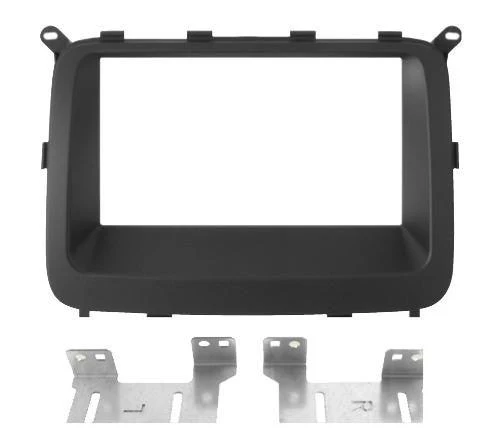 Phonocar 03658 Mascherina 2 Din per Kia Carens 13- colore nero