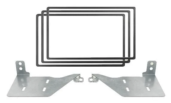 Phonocar 03669 Mascherina 2 Din per Nissan Pathfinder 05- Navarra 05- colore nero