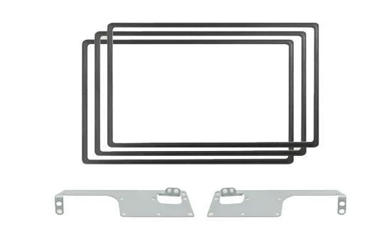 Phonocar 03668 Mascherina 2 Din per Nissan Xtrail 07-13 colore nero
