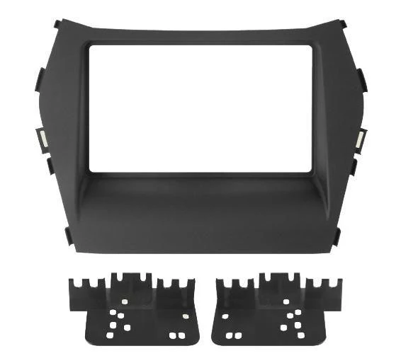Phonocar 03666 Mascherina 2 Din per Hyundai Santa Fe 13- colore nero