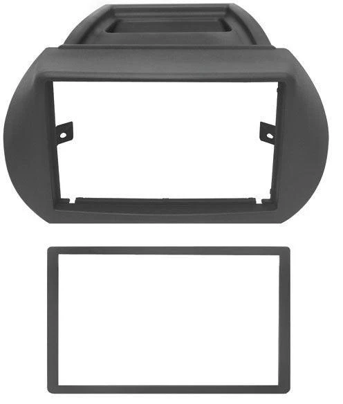 Phonocar 03201 Mascherina 2 DIN per Nemo 14- Fiorino14- Qubo 14- Bipper 8- colore nero