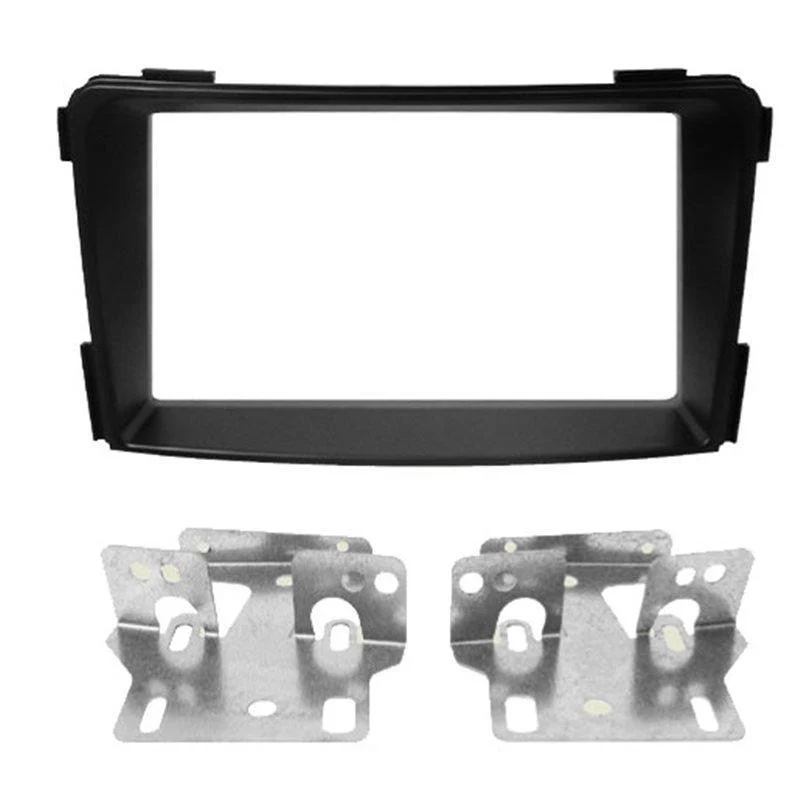 Phonocar 03612 Mascherina 2 Din per Hyundai i40 senza navigatore colore nero