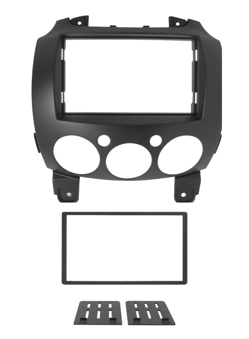 Phonocar 03593 Mascherina 2 Din per Mazda 2 dal 2008- colore nero