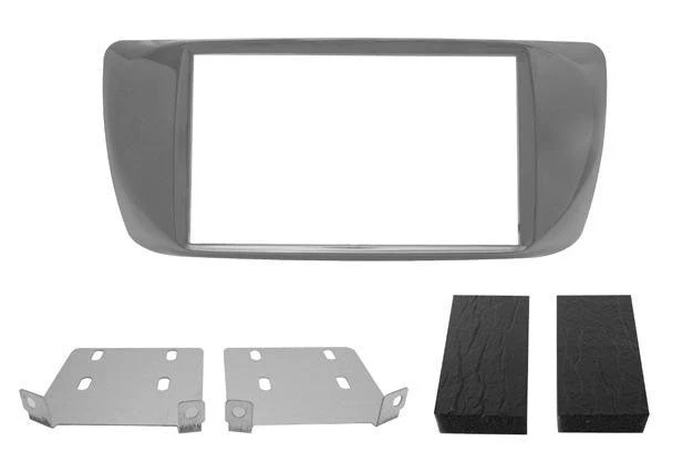 Phonocar 03599 Mascherina 2 Din per Alfa Giulietta 10-14 colore grigio metallizzato