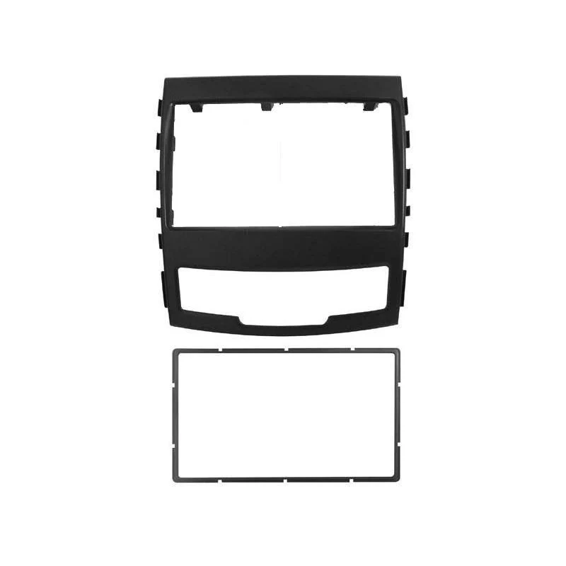 Phonocar 03594 Mascherina 2 Din per Ssangyong Korando 10-14 colore nero