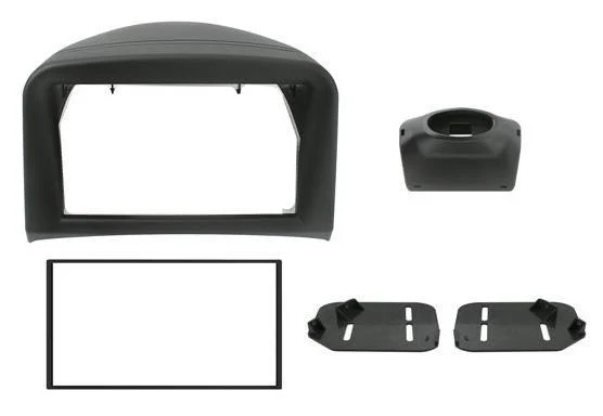 Phonocar 03637 Mascherina 2 Din per Peugeot 206 colore nero