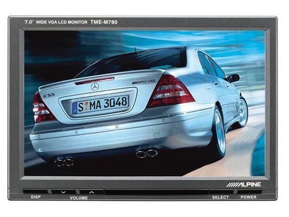 ALPINE TME-M780 7" Monitor Wide Monitor da poggiatesta o incasso