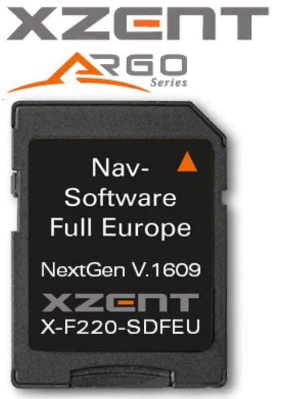 XZENT X-MAP22FEU Software di navigazion per X-422 e X-F220 e modelli successivi