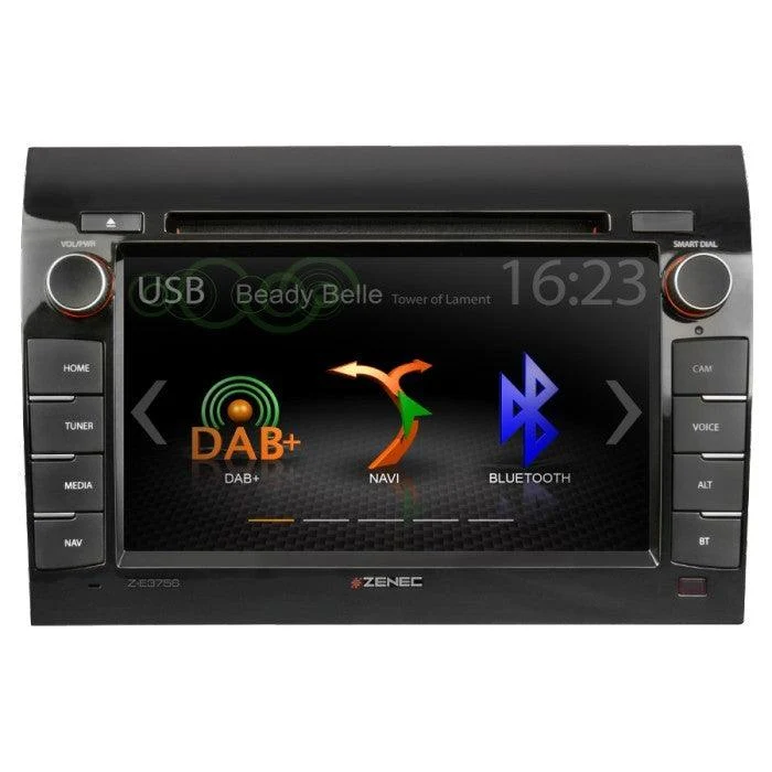 ZENEC ZE3756 autoradio 2 DIN per Fiat Ducato, Citroën Jumper e Peugeot Boxer