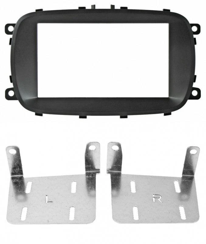 Alpine APF-F381094-30FI Kit installazione per Fiat 500X dal 2015, Nero Opaco