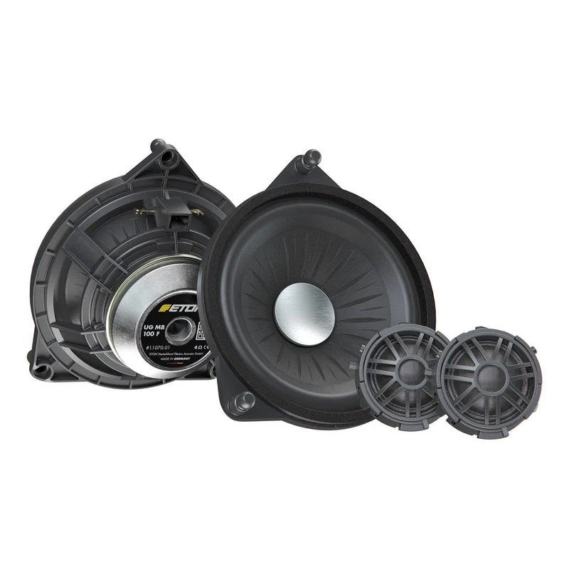 Eton UG MB100F altoparlanti custom anteriori per Mercedes C, GLC, E, S