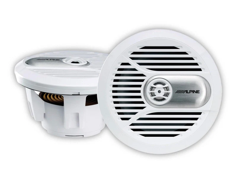 Alpine SPR-M700W Diffusori coassiali marini a 2 vie da 17,8 cm (150W) colore bianco COPPIA