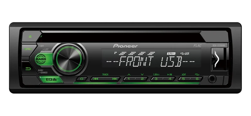 Pioneer DEH-S110UBG autoradio 1-DIN con CD, USB e Aux-In