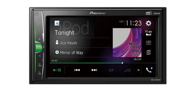 Pioneer DMH-A3300DAB autoradio 2 DIN 6,2" con DAB+ radio digitale, WebLink, Bluetooth