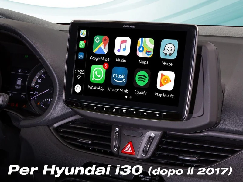 Alpine ILX-F903-i30 Media Station 9'' per Hyundai I30 con DAB, Apple CarPlay e Android Auto