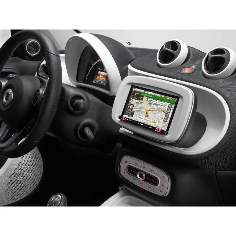 Alpine INE-W710SM-B autoradio 2 DIN 7" per SMART 453, Apple CarPlay e Android Auto, colore nero