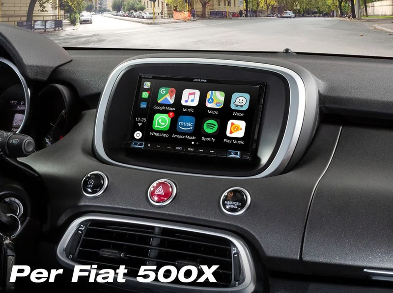 Alpine INE-W710-500X autoradio 2 DIN 7" per Fiat 500X, Apple CarPlay e Android Auto