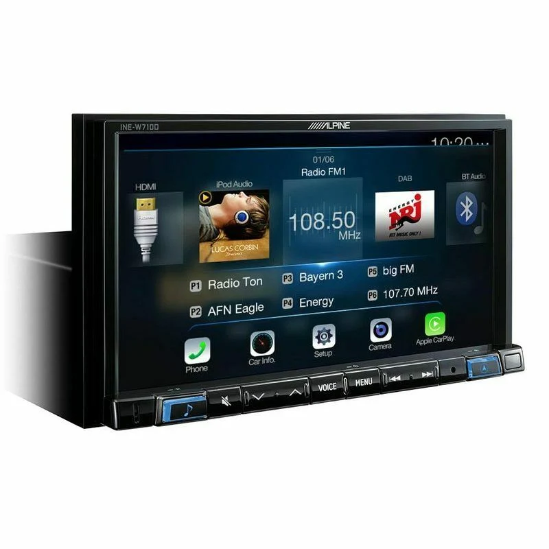 Alpine INE-W710-940AR autoradio 2 DIN 7" per Alfa Romeo Giulietta, Apple CarPlay e Android Auto