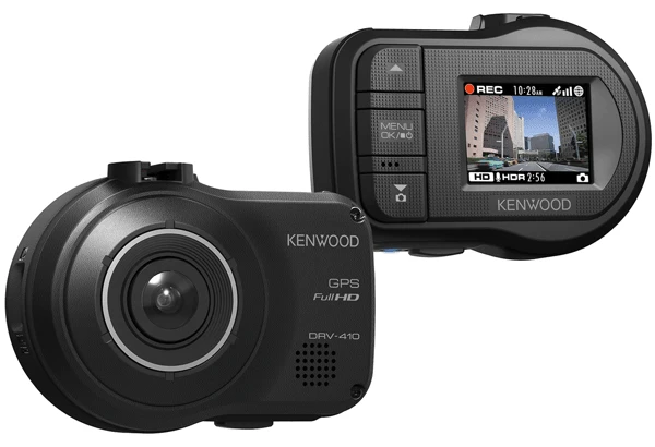 Kenwood DRV-410 Videocar Telecamera realtime GPS Integrated Dashboard Camera