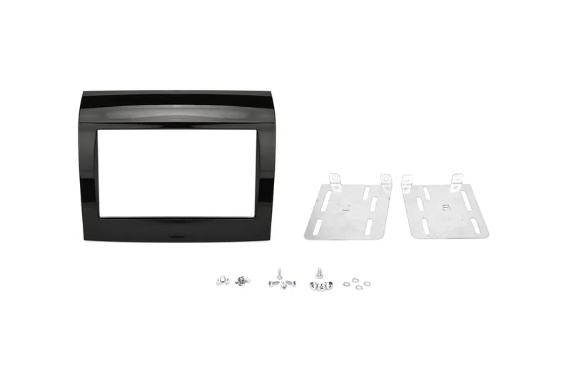 Phonocar 03703 Mascherina 2 DIN per Fiat Ducato 14- Peugeot Boxer 14- Citroen Jumper 14- colore nero lucido