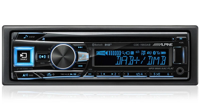 Alpine CDE-196DAB Sinto CD Advanced Sound Tuning e ricevitore DAB